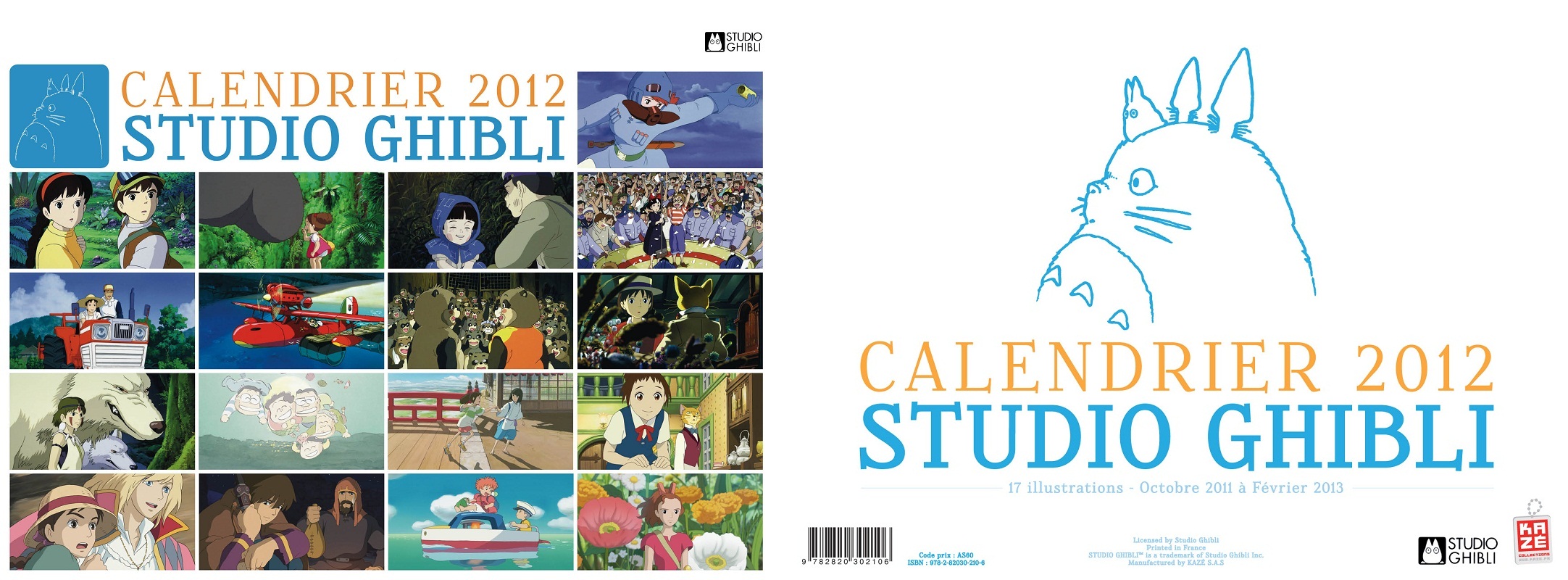 Calendrier Ghibli chez Kazé!, 12 Septembre 2011 Manga news